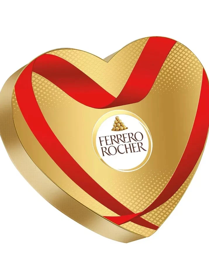 Ferrero Rocher - Caramelo fino de chocolate con avellana - 10 piezas - 4,4 oz  Foto 1 de 1