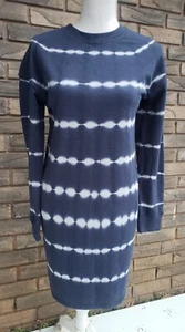 New TIME and TRU Tie Die Warm Sweatshirt Dress Long Sleeve Pockets Size S (4-6) - Picture 1 of 8