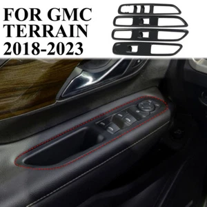 Carbon Fiber Style Window Lift Trim Switch Panel Cover Trim for GMC Terrain - Picture 1 of 5
