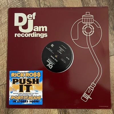 Rick Ross ‎– Push It  VINYL 12' EP 6 TRACKS Vinyl Record Hip Hop Vinyl Promo NM - Image 1 of 4