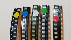 LED montati in superficie - 1206 - confezione da 10 - 7 colori disponibili - spedizione gratuita UK - Foto 1 di 4