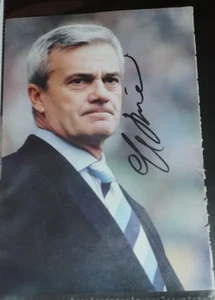 GIGI LUIGI SIMONI AUTOGRAPH PHOTO HAND SIGNED COACH FC INTER ITALY UEFA CUP 98 - Picture 1 of 1