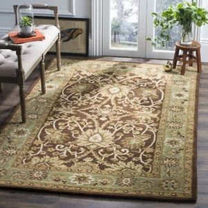 Safavieh Antiquity CHOCOLATE / BLUE 7'-6" X 9'-6" Area Rug - AT249D-8 - Picture 1 of 3