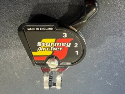 ! Vintage NOS Sturmey Archer 3 Speed Trigger Shift Lever RED YELLOW BLACK - Image 1 of 3