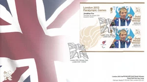 Paralympic Games Jonathan Fox Swimming Gold Winner FDC London E20 2012 (137293) - Picture 1 of 1