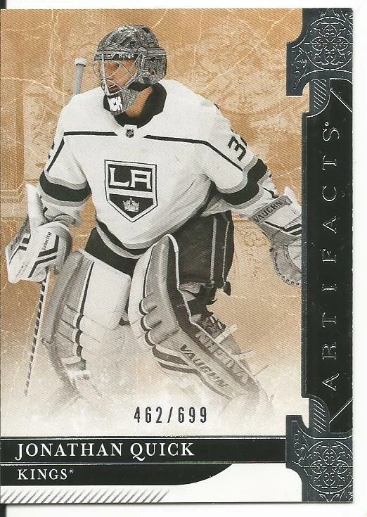 2019-20 Artifacts Jonathan Quick Silver Parallel Card #142 Mint /699 - Image 1 of 1