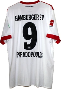 Camiseta de fútbol americano 2017 #9 Papadopoulos Hamburger SV HSV talla XL ADIDAS - Imagen 1 de 8