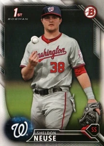 2016 Bowman Draft #BD-42 - Sheldon Neuse FBC - Washington Nationals 16-176 - Picture 1 of 2