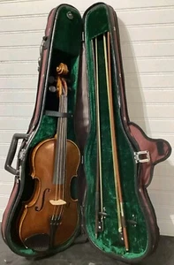 Violin Imported By K.R. Bachelder & Co Model B500 999ser #990508-2With 2 bows - Picture 1 of 24