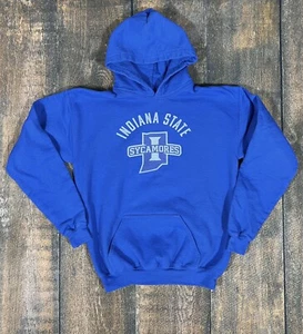 Indiana State Sycamores Youth XL Blue Hooded Sweatshirt! - Picture 1 of 7
