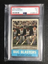 1963 Topps Buc Blasters Bob Clemente #18 PSA 5 Burgess Stuart Skinner Pittsburgh