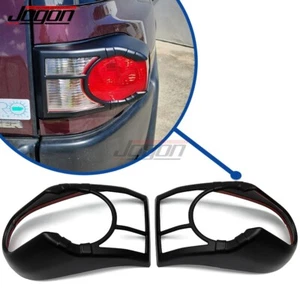 Black Rear Bumper Taillight Cover Trim For Toyota FJ Cruiser 2007-2020 2021 2022 - Picture 1 of 9