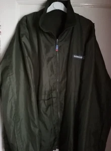 Regenmantel Fleece gefüttert grün groß Giotech Nylon Polyester Giorgio Herren - Bild 1 von 24
