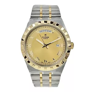 2024 NEW Tudor Royal Date Day Men's Steel and Gold Automatic Men’s Watch - Picture 1 of 9