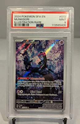 2024 Pokemon Sv Shrouded Fable Munkidori 072/064 PSA 9 - Image 1 of 2