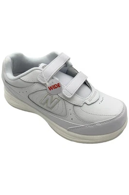 New Balance Women's WW577 Hook and Loop Oxford Sneaker White - Image 1 of 3