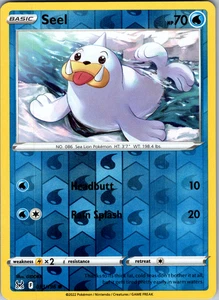 Seel Reverse Holo 033/196 SWSH11: Lost Origin Common - NM - Picture 1 of 2