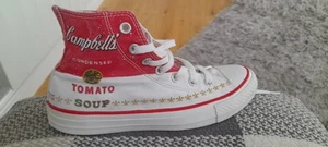 Converse Chuck Taylor Hi X Andy Warhol Campbells Soup Limited Ed. S1ze 5 Uk - Picture 1 of 13