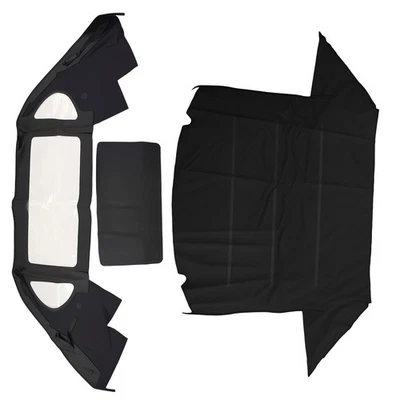Black Soft Top for Mercedes-Benz R129 SL Series 1990-2002 MB0322 Waterproof - Изображение 1 из 4