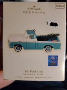 Hallmark 2008 Keepsake Ornament 1960 Ford “F-100” #14 All-American Trucks Series - Picture 1 of 3