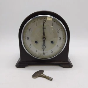 Smith Enfield Vintage Bakelite Mechanical Mantel Clock - For Spares/Repairs - Picture 1 of 15