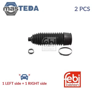 102071 BELLOWS STEERING RACK BOOT PAIR SET FRONT FEBI BILSTEIN 2PCS NEW - Image 1 of 4