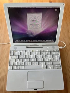 Apple iBook G4 12 Inch Vintage PowerPC Laptop - Bild 1 von 5