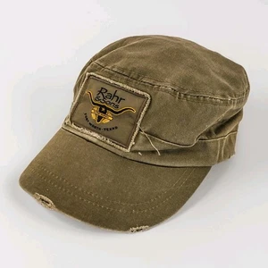 Rahr & Sons Brewing Co. Sombrero Cadete Verde Militar Ajustable Correa Texas Brew - Imagen 1 de 4
