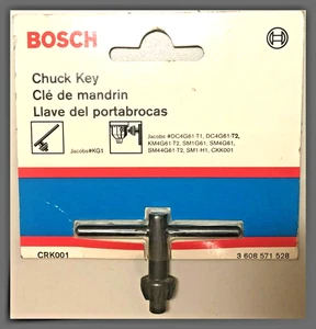 CRK001 Bosch Replacement Chuck Key 3608571528 AKA Jacobs KG1 1/4 Pilot 11 Teeth - Picture 1 of 6