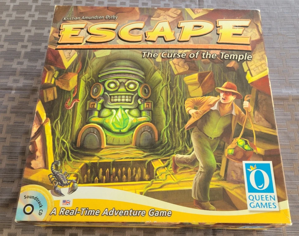 Escape: The Curse of the Temple juego de mesa Kris Ostby Queen Games 2012 usado Foto 1 de 4