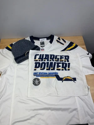Nike On Field Los Angeles Chargers #17 Rivers Jersey Hombre 2XL Paquete 12423 Foto 1 de 4