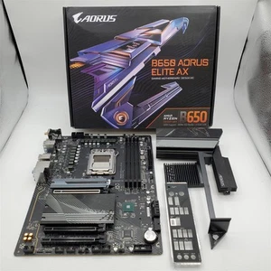GIGABYTE B650 AORUS Elite AX AMD ATX Motherboard DDR5, PCIe 5.0 -NOT WORKING- - Afbeelding 1 van 7