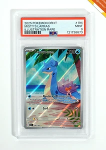 Pokemon PSA 9 Misty's Lapras #194 DRI IT Illustration Rare 2025 Italiano - Picture 1 of 3