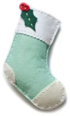 Fustelle Big Shot Sizzix Memory Box Plush Holly Stocking - Bild 1 von 2