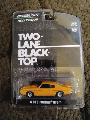 2012 Greenlight Hollywood CHASE Two Lane Blacktop G.T.O.’s Pontiac GTO 1:64 - Image 1 of 2