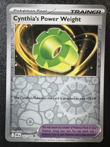 Holograma inverso Cynthia's Power Weight 162/182 poco común SV10: Destined Rivals casi nuevo - Imagen 1 de 2