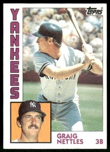 1984 Topps Graig Nettles #175 New York Yankees B - Picture 1 of 2