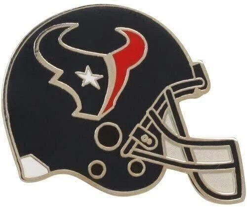 Houston Texans Casco Premium Metal Pin, Solapa Sombrero Corbata, Push Pin Respaldo Foto 1 de 2