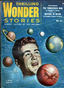 THRILLING WONDER STORIES Pulp Magazine Nov 1953 - Imagen 1 de 2