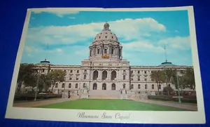 Large Minnesota State Capitol 1965 Postcard 9" x 6" - Bild 1 von 2
