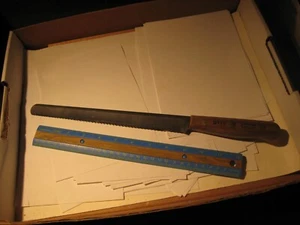 Vintage Chicago Cutlery Kitchen Knife BT10 app. 10" Blade serrated - Picture 1 of 4