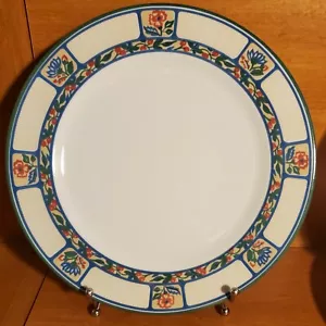 Tognana Italy Floral / Berries Porcelain Dinner Plate, 11" , Excellent - Picture 1 of 6