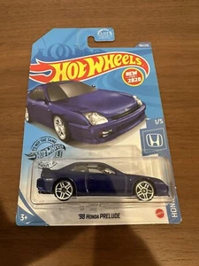 2020 Hot Wheels Blue ‘98 Honda Prelude, #166 | Honda Series 1/5 - Picture 1 of 3