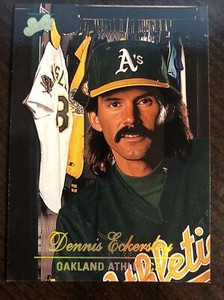 1994 Studio Baseball #1 Dennis Eckersley Oakland A’s