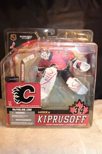 McFARLANE SERIES 11 CALGARY FLAMES MIIKKA KIPRUSOFF RED/BLACK UNIFORM FIGURE - Picture 1 of 3