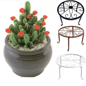 5/3/1x Plant Pots Stand Metal Flower Holder Rack Display Shelf Indoor Outdoor - Picture 1 of 10