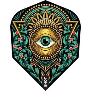 SHOT EYE ZEN FUERTE PEQUEÑO ESTÁNDAR Nº6 VUELOS DE DARDOS - Imagen 1 de 1