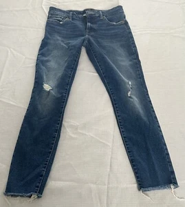 Lucky Brand Damen Stella Skinny Jeans Denim Blau Raw 2/26 - Bild 1 von 8