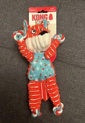 KONG NUDOS FLOJOS - Juguete interno de cuerda de nudo flojo para perros - Zorro Foto 1 de 2