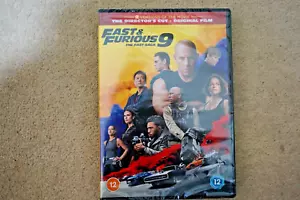 FAST AND FURIOUS 9 NEW SEALED GENUINE UK DVD - Imagen 1 de 2